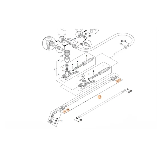 STIHL  Lanca natryskowa 4247 500 0901